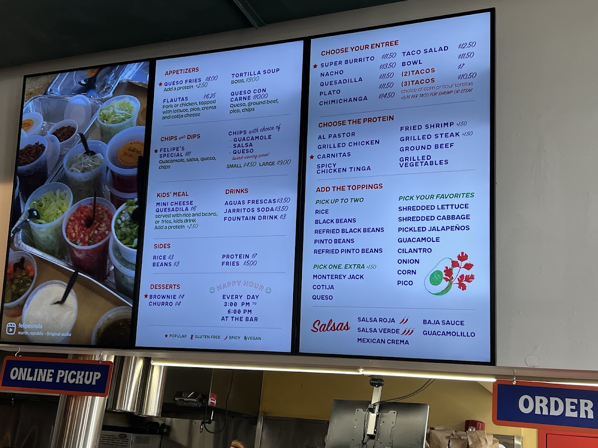 Felipe's Mexican Taqueria Menu - Image 4