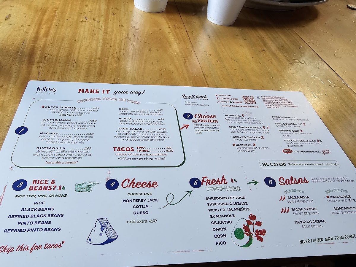 Felipe's Mexican Taqueria Menu - Image 5